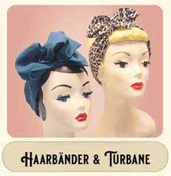 20-er bis 50-er Turban & Haarband