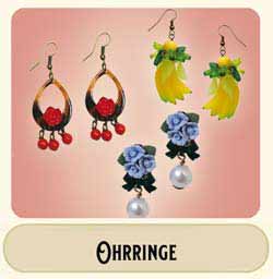 Ausgefallene Ohrringe vintage, tiki, exotisch – auffällig & Ohrstecker