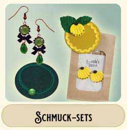 Ohrringe, Ketten und Fascinator im Set