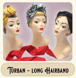 Turban hairband with wire