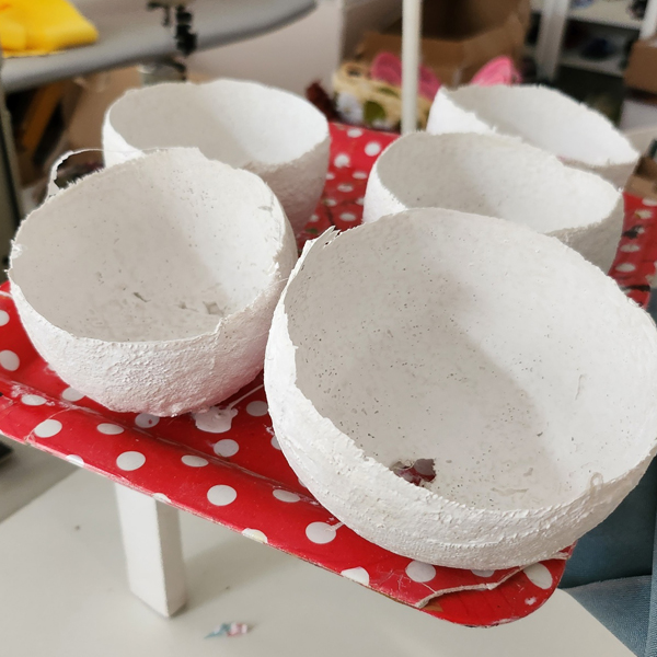 Fascinator Kokosnuss