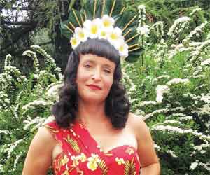 Frangipani headdress
