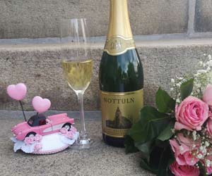 Motto Hochzeit fascinator