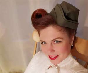 Schiffchen Armeekappe olivgrün