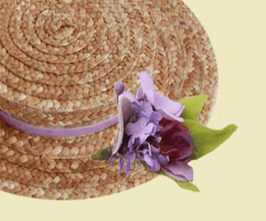 Blume für Strohhüte