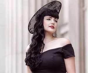 black wagon wheel hat lace