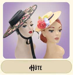 Strohhüte, kleine & große Hüte im Vintage Stil