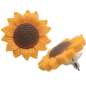 Preview: Sonnenblumen Ohrstecker inOcker