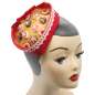 Preview: Bunter Fascinator mit Pralinen