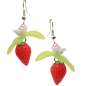 Preview: Strawberry & Pink Flower Earrings