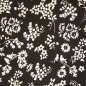 Preview: Wickelhose in Schwarz Weiß mit Blumen
