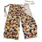 Preview: Sommerhose im Vintage-Stil Blumen blau