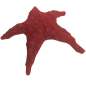 Preview: fascinator Seestern Lurex rot