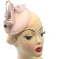 Preview: Fascinator with high heel in glittering pink