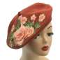 Preview: beret lace flowers in brown