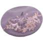 Preview: Beret in lilac with lace