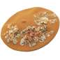 Preview: ochre beret with Flowers