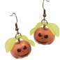 Preview: Halloween earrings with pumpkin