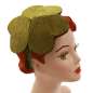 Preview: shamrock, fascinator, st Patricks day, velvet, cloverleaf