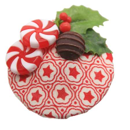 Mini-Fascinator mit Süßigkeiten