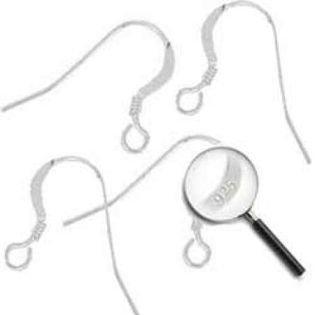 Earrings with bamboo ring and chameleon