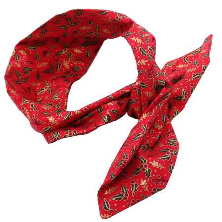 Haarband rot Weihnachten Stechpalme