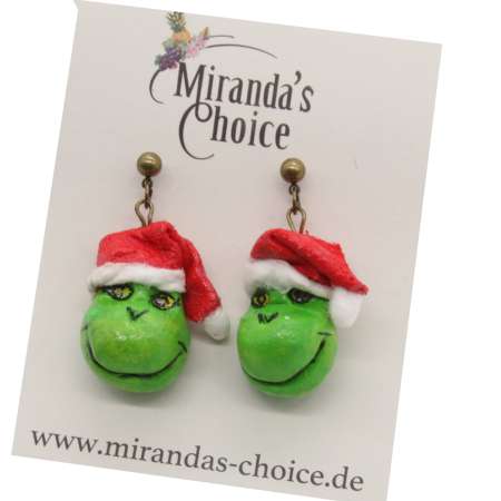 grinch ohrringe