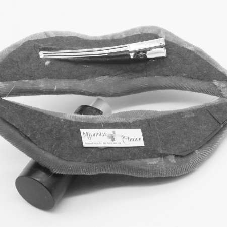 Hut Befestigung Krokodilklammer