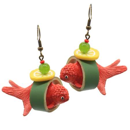Goldfisch Ohrringe - Sushi