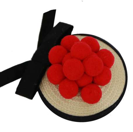 fascinator bollen hat  black forest vintage rockabilly