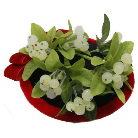 fascinator headpiece mistelzweig
