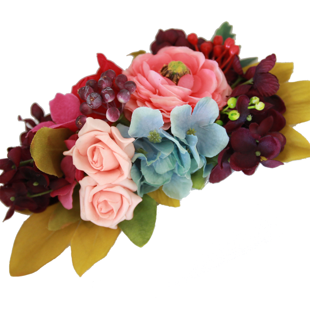 FASCINATORS FLOWER  IN 3  COLOURS ON A HAIR CLIP & BROOCH PIN 