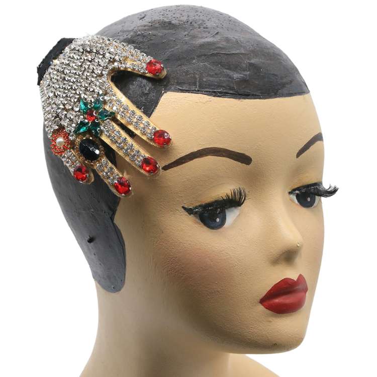 rhinestone hand fascinator