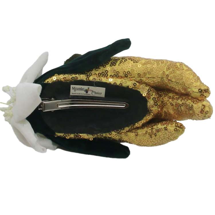 Unterseite Befestigung Fascinator Klammer