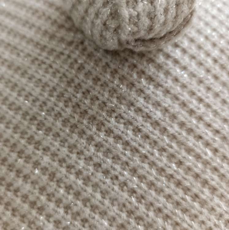 hat beret wool beige flowers