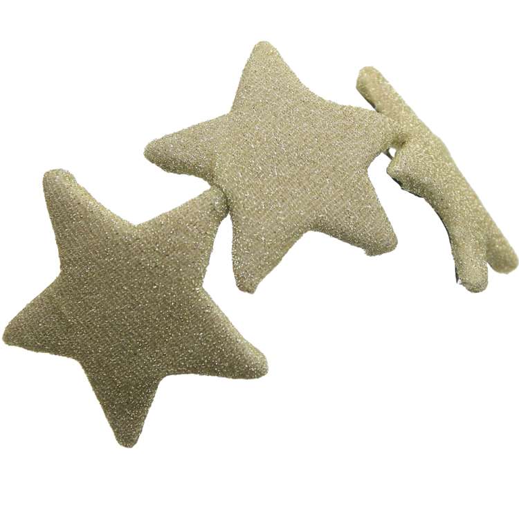 fascinator gold glitter Sterne