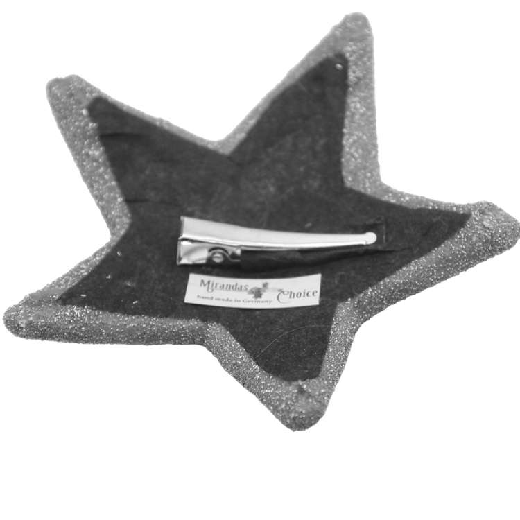 Unterseite Befestigung Fascinator Klammer