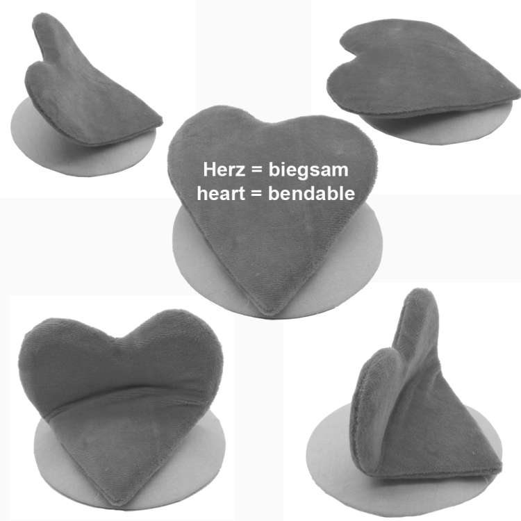 Black Red fascinator with red velvet heart