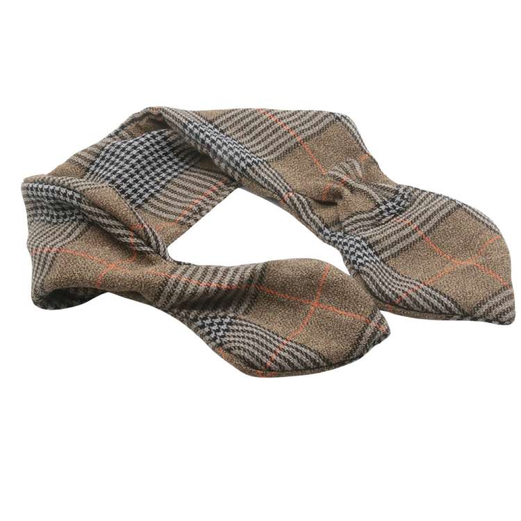 50er jahre schal kariert Braun