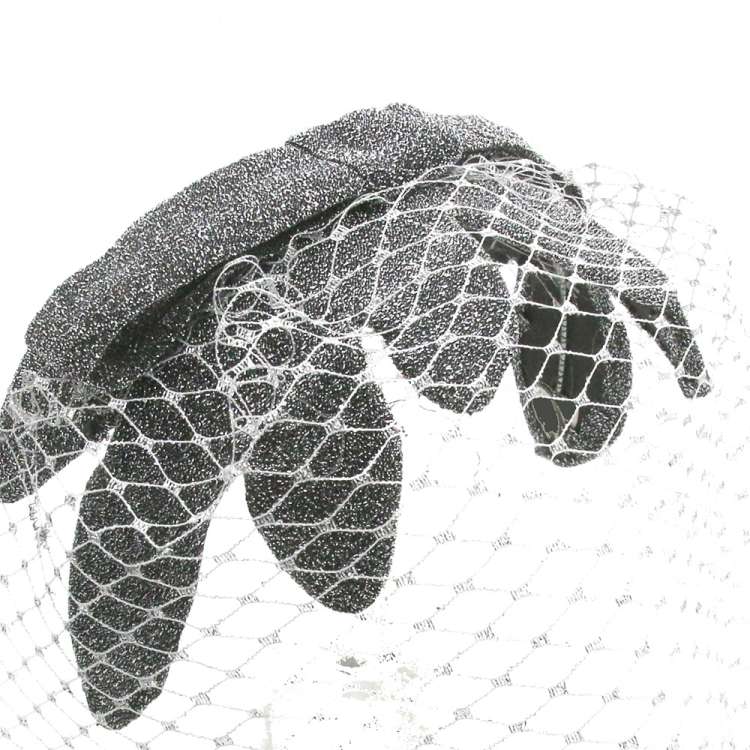 bandeau hat leaves velvet