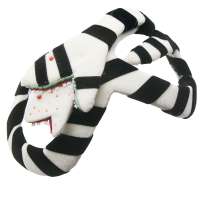 Sandworm Infinity half hat with velvet in black and white