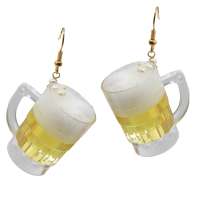 Ohrringe mit Bier Glas